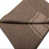 Farm Blue Wool Blanket Military Style - Thick & Lightweight Army Camping Blankets as a Survival Blankets, Car, Hiking 55% Wool 45% Blended Fibers (OD/Khaki Stripe 62" x 80" x 0.15") view 4