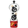 Craftsman Golf Fairway Headcover Embroidery Bomb, Red and White PU Leather Golf Head Covers Fairway Wood (F Wood Cover) view 1