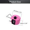 Othmro Plasitc Hand Tally Counter 4-Digit Tally Counters Mechanical Palm Counter Clicker Counter Handheld Pitch Click Counter Number Count for Row, People, Golf, Lap & Knitting, Pink view 2