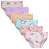 Boboking Girls Soft Panties Toddler Girls Briefs Cotton Underwear (Pack of 6) 6yrs view 1
