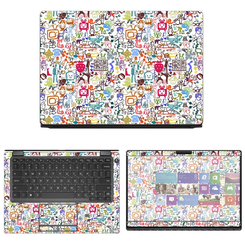 Decalrus - Protective Decal Skin Sticker for Dell Latitude 13 5300 2-in-1 (13.3" Screen) case Cover wrap DElatitude13_5300-13