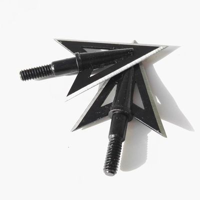 AMEYXGS 6pcs/12pcs Archery Hunting Arrowheads Blade Broadhead Screw in Arrow Tips Detachable Arrow for Hunting Outdoor Shooting Target Practice Accessories and Box (Type 3, 12 pcs)