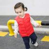Toddler Boys Girls Winter Warm Waistcoat Coats Jacket for 1-5 Years Old Child Solid Striped Vest Outwear Clothes (12-18 Months, Red) view 3