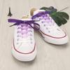 5Chaos Colorful Lavender Shoelaces, Cool Printed Pastel Shoe Laces for Kids Women Girls Men, Funny Custom Shoestring with Aglets 1 Pair (43" (110CM), Purple) view 4