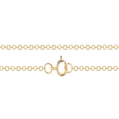 14Kt Gold Filled 1.5x1.4mm 24" Flat Cable Chain with Clasp - 1pc (6656)/1