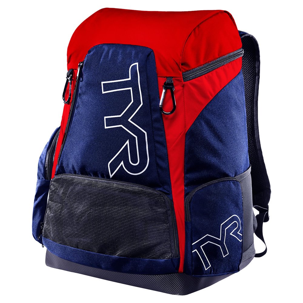 TYR Alliance Backpack - Wet/Dry Athletic Gym and Pool Bag for Men and Women - Separate Wet/Dry Compartments, 45L Capacity, Ergonomic, Water-Resistant - Available in Team Colors