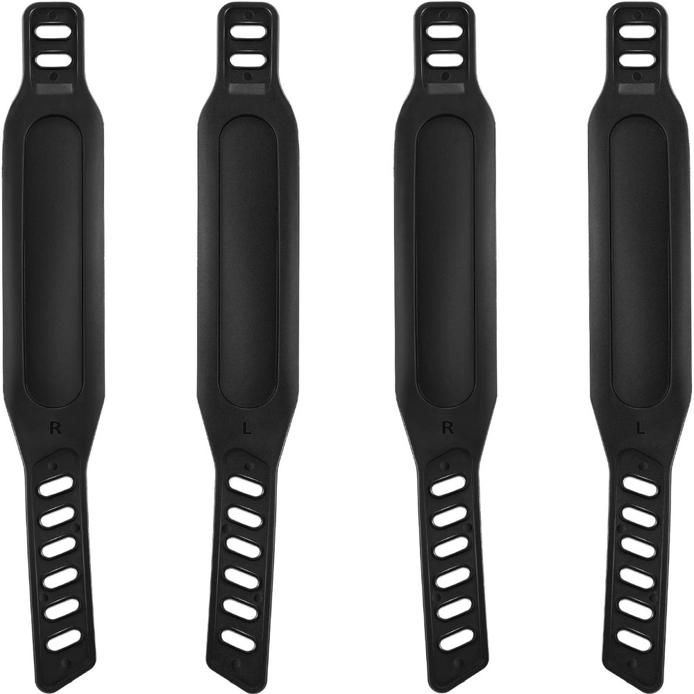 2 Pairs Exercise Bike Pedal Straps Universal Pedal Straps of 1.7 x 12 Inch for Exercise Cycle Home or Gym