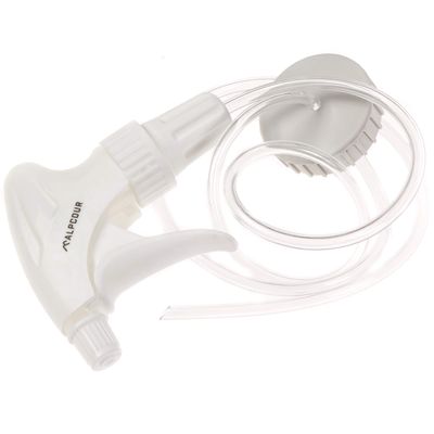 Alpcour Portable Toilet Sprayer  Compact Handheld Shower Head Toilet Attachment for Easy Cleaning Indoor & Outdoor Camping Commode  Suitable for Any 1.7" Water Tank Cap for Camping, RV, Boat & More
