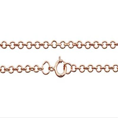 14Kt Rose Gold Filled 2.5x2mm 30" Neck Chain with Clasp - 1pc (6710)/1