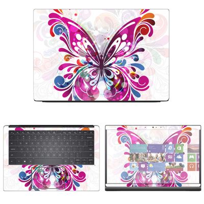 Decalrus - Protective Decal Butterfly Skin Sticker for Dell Latitude 3301 (13.3" Screen) case Cover wrap DElatitude_3301-50