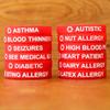 SayitBands YOUTH Sized Nut Allergy Medical Alert Wristband Bracelet view 3