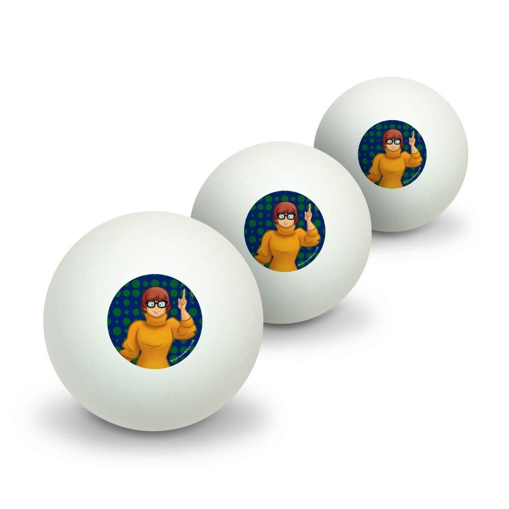 GRAPHICS & MORE Scooby Doo Velma Character Novelty Table Tennis Ping Pong Ball 3 Pack