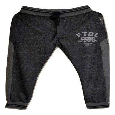 Umbro Mens Space Dyed French Terry Tapered Pants (Black/Grey, M)