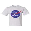 ALLNTRENDS Kids Youth T Shirt Hello 1st Grade Back to School Tee Cool Space (XL, Ash) view 1