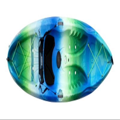 Perception Tribe 11.5 | Sit on Top Kayak for All-Around Fun | Large Rear Storage with Tie Downs | 11' 5" | Dj vu