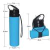 Foldable Silicone Portable Colorful Water Cup Outdoor Sports Tourism Fitness Climbing Cup view 2