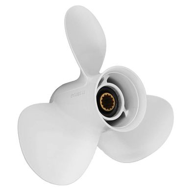 Acouto Outboard Motor Prfor Opeller 11 1/8 x13-G 3 Blades Aluminum Marine Boat Prfor Opellers Outboard Motor Prfor Opeller for