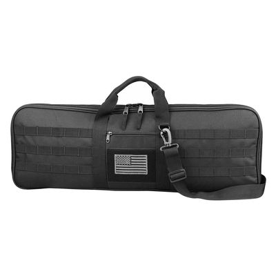 KRATARC Archery Takedown Recurve Soft Bow Case Tactical Bow Holder Bag with Shoulder Strap (Black- 1)