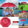 MRTLLOA Automatic Open Golf Umbrella, Extra-Large Oversized Double Canopy Vented Windproof Waterproof Stick Rain Golf Umbrellas for Men and Women (Burgundy/68 in) view 4