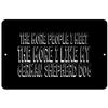Makoroni - The More People I Meet The More I Like My German Shepherd Dog - Street Sign 12"x18" Aluminum, Des a4 view 1