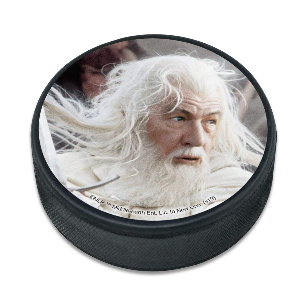 GRAPHICS & MORE The Lord of The Rings Gandalf The White Character Ice Hockey Puck