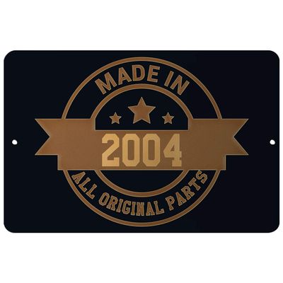 Makoroni - Made in 2004 All Original Parts - Street Sign 12"x18" Aluminum, Des i98