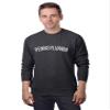 Daxton Pennsylvania Sweatshirt Fit Pullover Crewneck French Terry Fabric, HthCharcoal Sweatshirt White Letters, S view 1