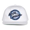NCAA North Carolina Tar Heels Unisex Retro Classic Circle Design, White, Adjustable view 1