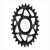 ABSOLUTEBLACK Chainring Direct Mount Singlespeed 28TBlack, Aluminium 7075, Oval, 1x10/11/12 view 1