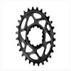 ABSOLUTEBLACK Chainring Direct Mount Singlespeed 28TBlack, Aluminium 7075, Oval, 1x10/11/12 view 2