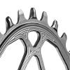 ABSOLUTEBLACK Chainring Direct Mount Singlespeed 28TBlack, Aluminium 7075, Oval, 1x10/11/12 view 4