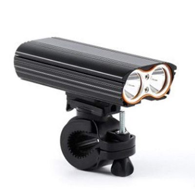 Bike Headlights T6 High-Gloss USB Charging Riding Lights Mountain Bike Lights Waterproof Bright Light Charging Warning Light
