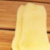 BambooMN Women's Extra Large Fuzzy Soft Colored Cozy Plush Warm Fluffy Socks - Yellow - 4 Pairs view 3