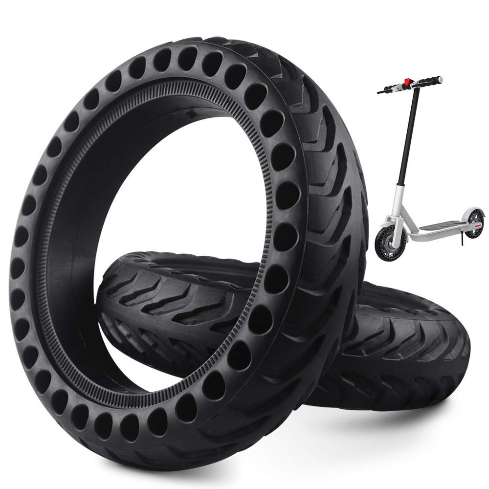 8.5 Inch Solid Tire Tyre for Xiaomi mijia M365, Front/Rear Rubber Tire Wheel Replacement for Electric Scooter 8 1/2x2 Anti-slip 2 pack