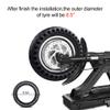 8.5 Inch Solid Tire Tyre for Xiaomi mijia M365, Front/Rear Rubber Tire Wheel Replacement for Electric Scooter 8 1/2x2 Anti-slip 2 pack view 4