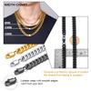 GoldChic 10mm Chunky Miami Chain Necklace, Black Plated Cuban Link For Men & Women, 316L Stainless Steel Jewelry 28 inches view 3
