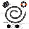 GoldChic 10mm Chunky Miami Chain Necklace, Black Plated Cuban Link For Men & Women, 316L Stainless Steel Jewelry 28 inches view 4