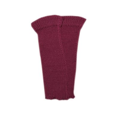 100% Merino Wool LEG Warmers Baby Newborn Unisex Knit Knitted Sling (L, Purple)