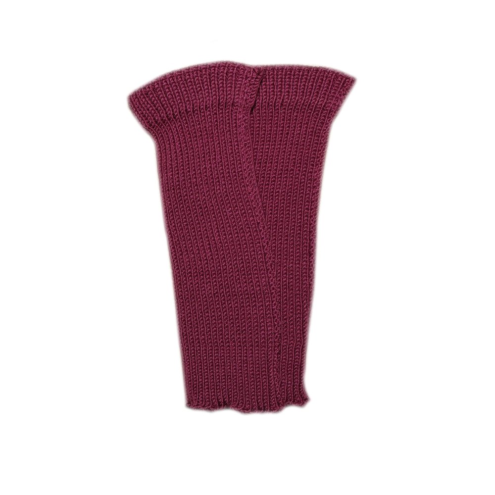 100% Merino Wool LEG Warmers Baby Newborn Unisex Knit Knitted Sling (L, Purple)