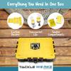 Cal Coast Fishing Battle Box Terminal Tackle Box - Fishing Organizer Box with Dividers, Dry Box Fishing Gear and Equipment - Fishing Lure Plastic Storage Box, Waterproof Containers, Bass Fishing Gear view 3