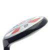 Left Handed Majek Golf +1 inch Over Big & Tall Senior Men's #9 Hybrid Senior Flex New Utility A Flex Club (Tall 6'0"+ / +1" Over) with Midsize Black Pro Velvet Grip view 2
