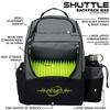 MVP Disc Sports Shuttle Disc Golf Backpack Bag (Gray/Lime) view 2