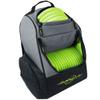 MVP Disc Sports Shuttle Disc Golf Backpack Bag (Gray/Lime) view 3