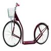 AmishToyBox Deluxe Kick Scooter Bike - Model 2420 - Adult Size (No Kickstand, Maroon), Amish-Made view 3