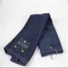 Printualist Personalized Golf Towel - Custom Embroidered Design & Name - Golf Clubs and Golf Balls Design - 16" x 26", Black, Absorbent Cotton Terry Velour Fabric view 2