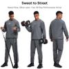 HOTSUIT Sauna Suit Men Anti Rip Sweat Suits Gym Boxing Workout Jackets Pants view 3