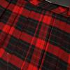 chouyatou Women's A-Line Plaid Wool Blend Pleated Skirt Side Zipper (XX-Large, H475-Red) view 4