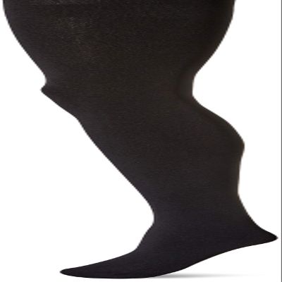 Berkshire womens The Easy on Fleece Plush Lined Tights, Black, 1X-2X US