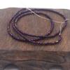2mm Round Faceted Small Jewelry Loose Gemstone Beads Strand 15" Natural Stone for Necklace Bracelet DIY Design (#26 Purple Hematite) view 4