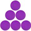 ONE250 3 1/4 inch Air Hockey Pucks, Full Size Goal Packs Replacement Accessories for Game Tables (6 Pcs) (Purple) view 1